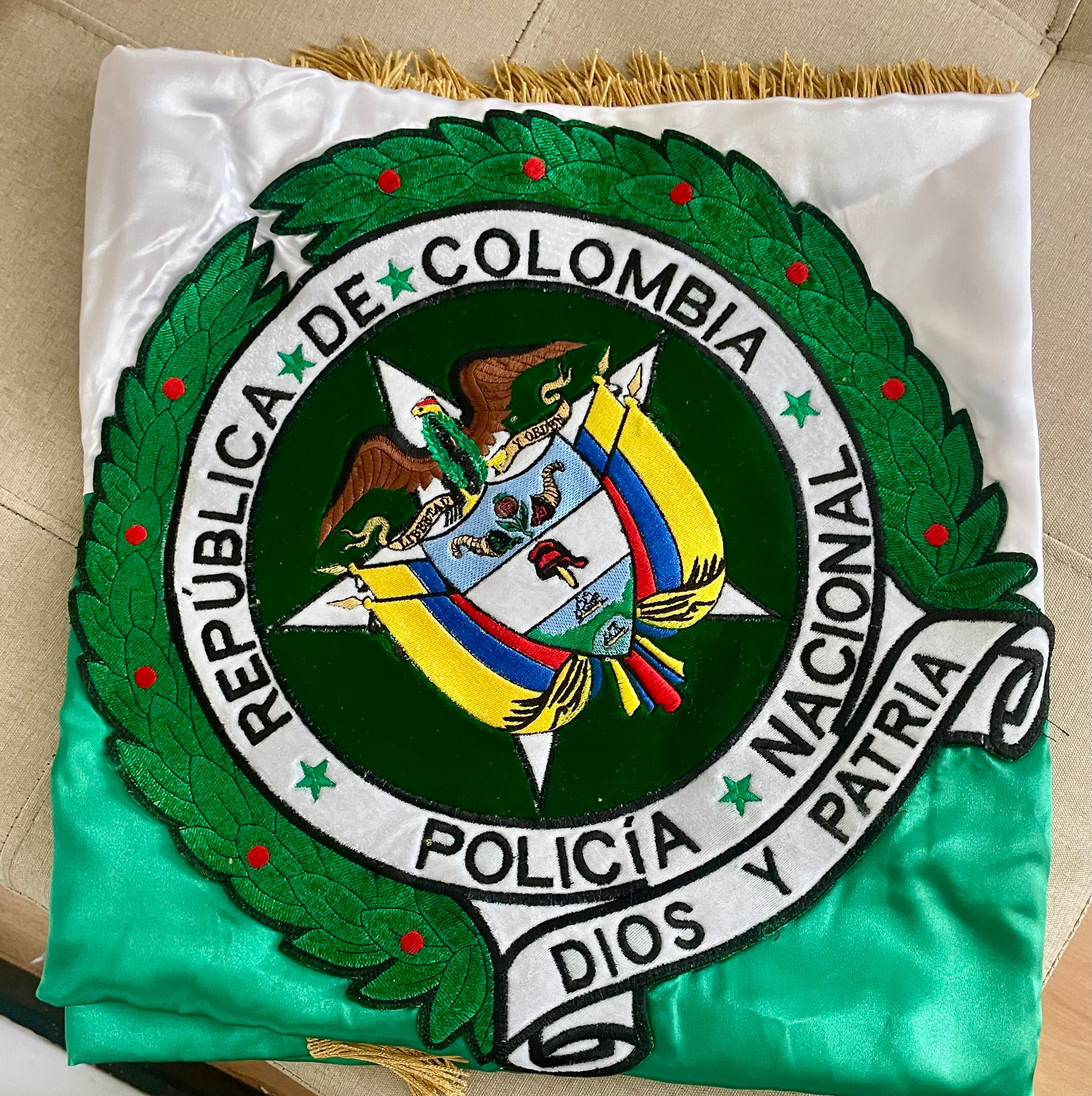 Bandera de la Policia Nacional