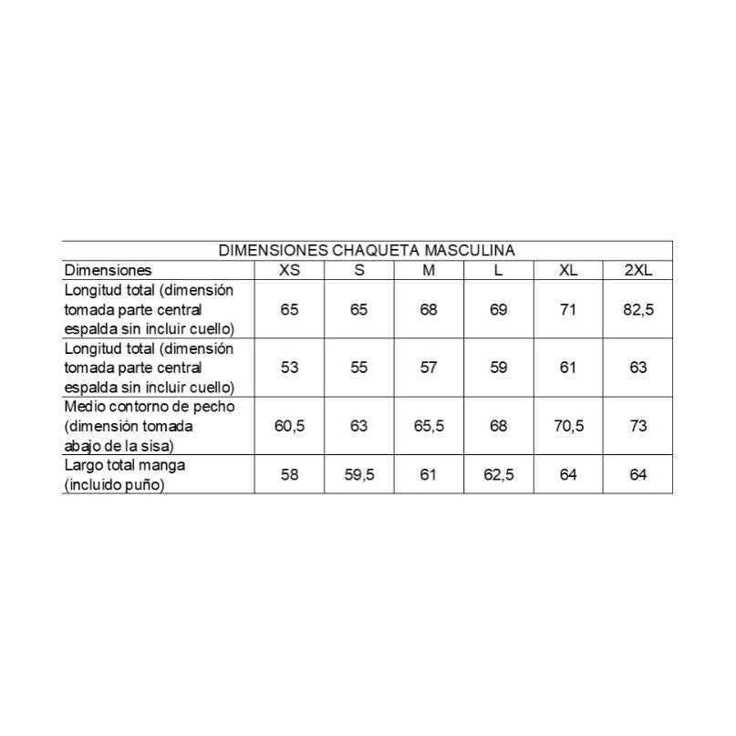 Chaqueta Unisex Impermeable Blanco