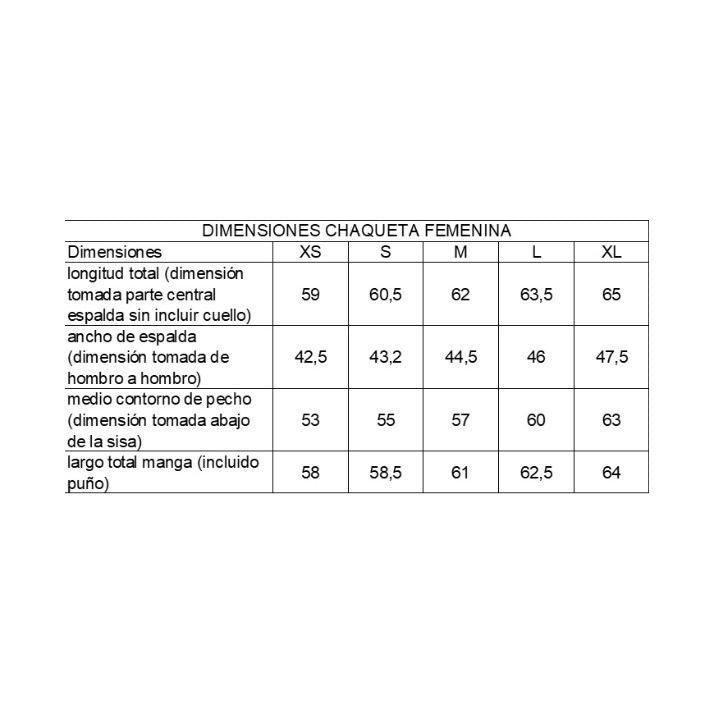 Chaqueta Unisex Impermeable Blanco